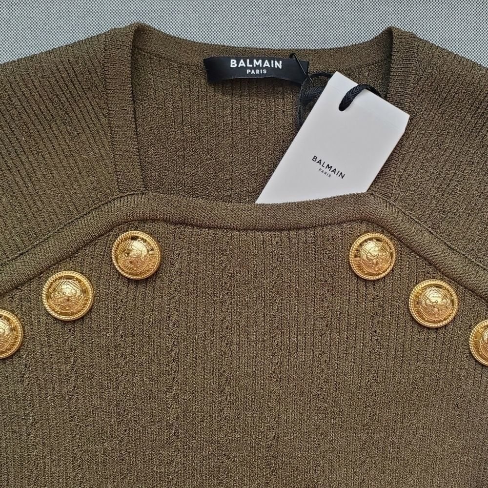 Authentic Balmain Button Detail Top - Picture 6 of 6